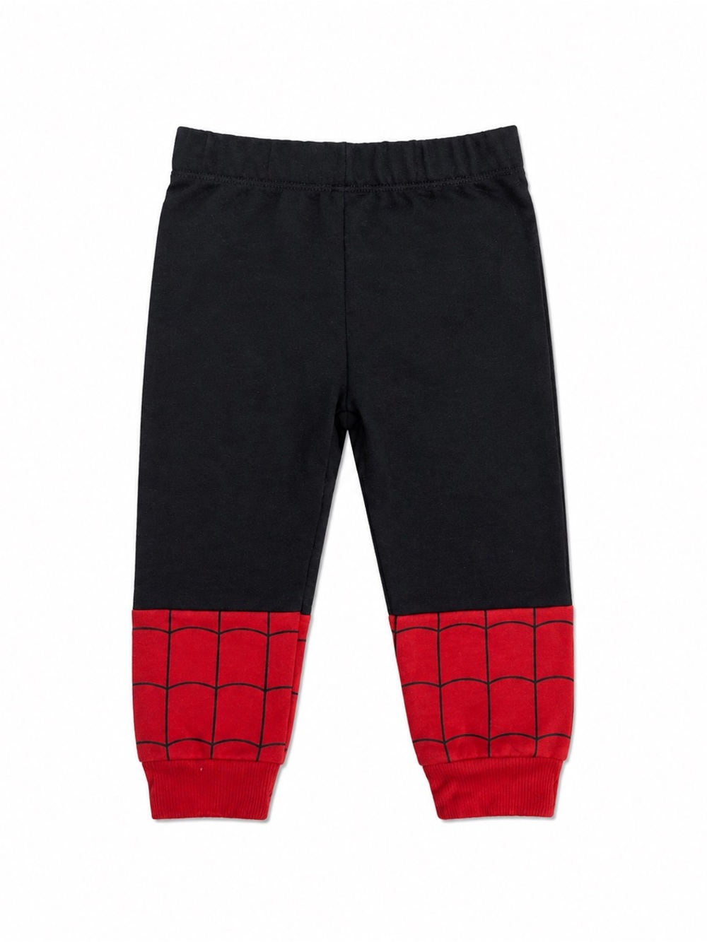 Marvel Black & Red Spider-Web Cuff Joggers